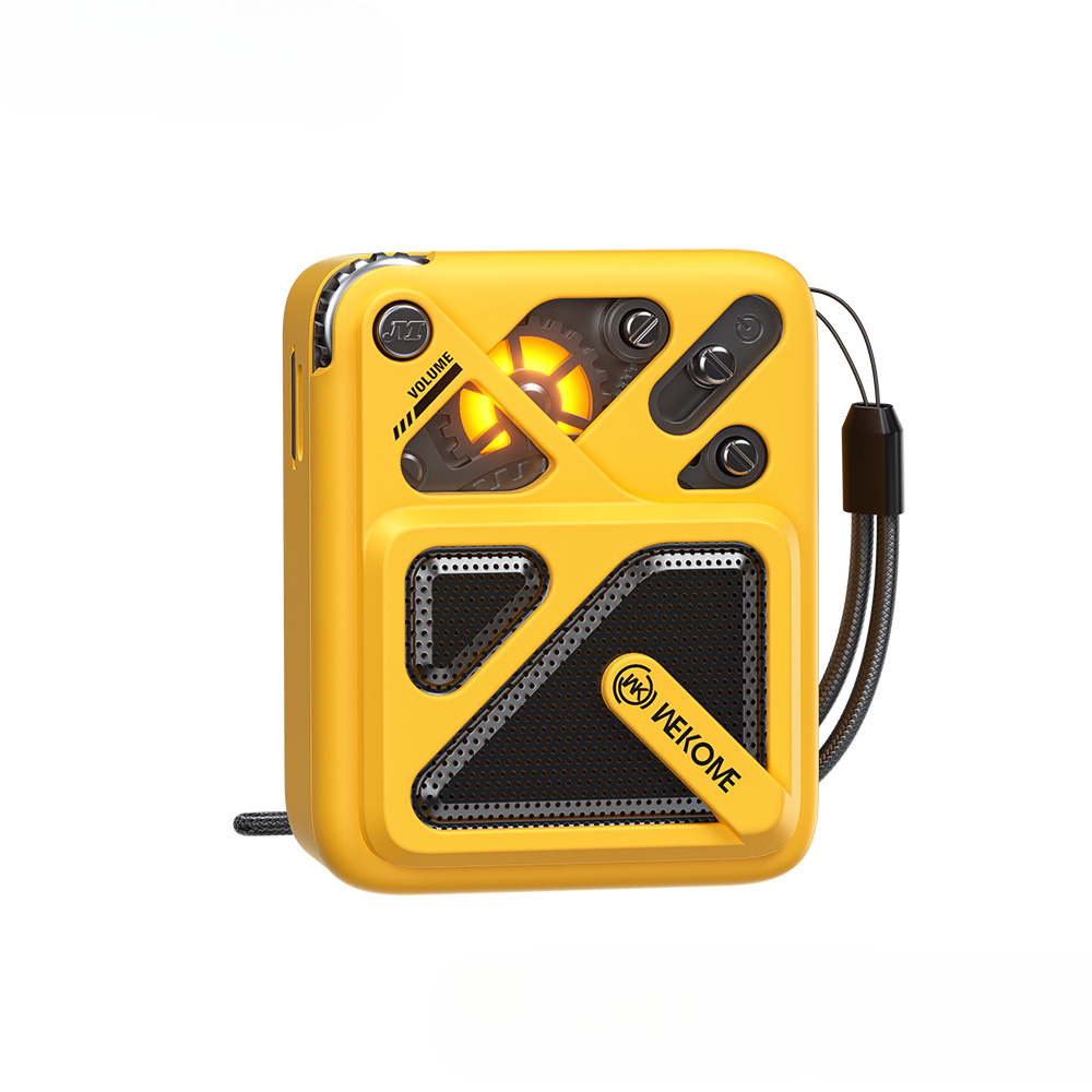 Beluga D8 Mini Bluetooth 5.3 Speaker in yellow color