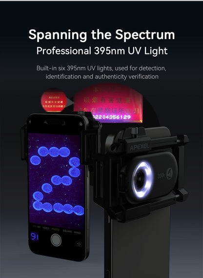 apexel 200x smartphone microscope lens cpl publicity-14