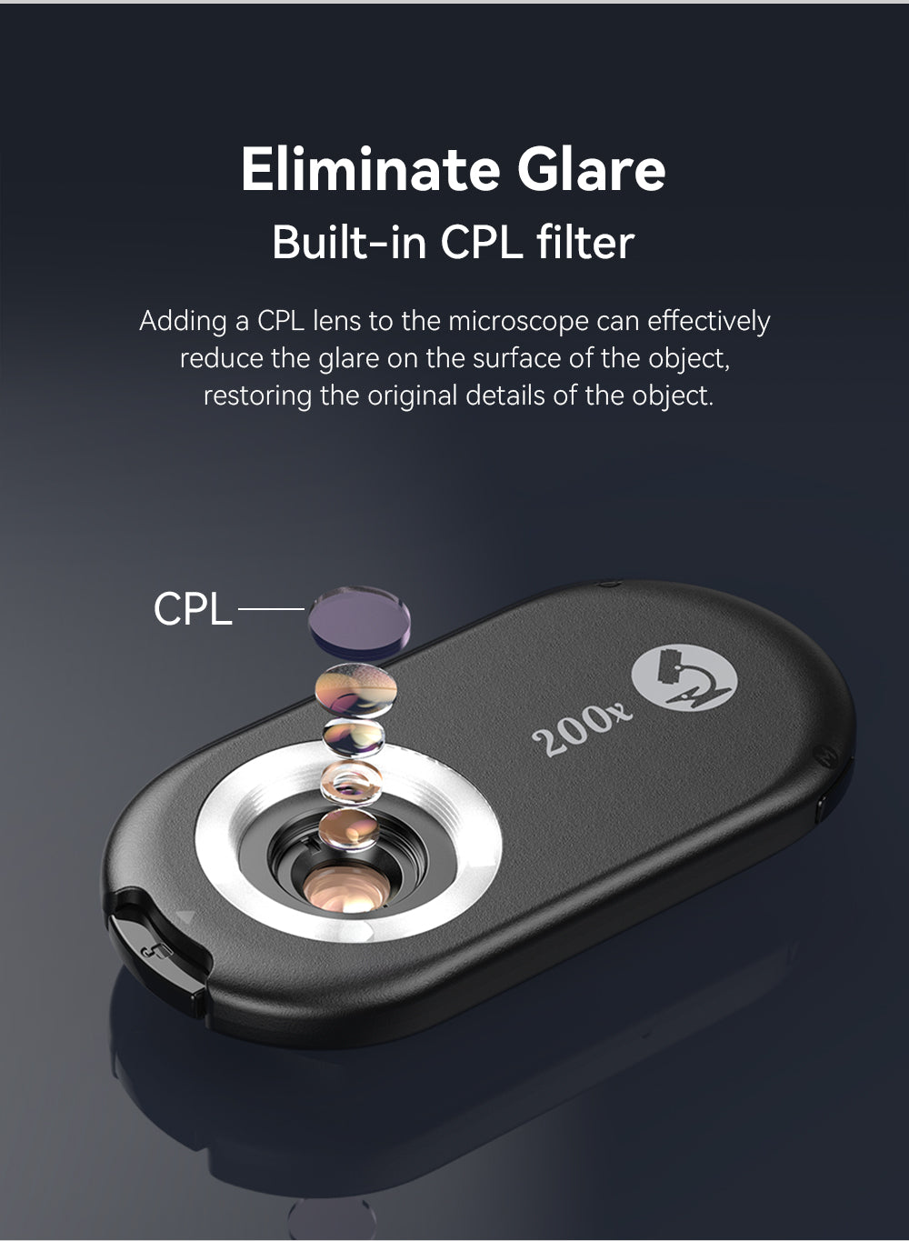 apexel 3-in-1 smartphone microscope lens cpl publicity pictures-17