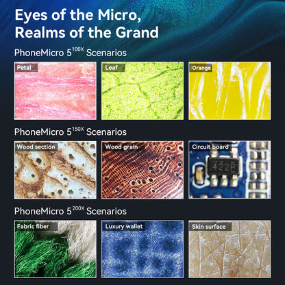 apexel 3-in-1 smartphone microscope lens cpl publicity pictures-8