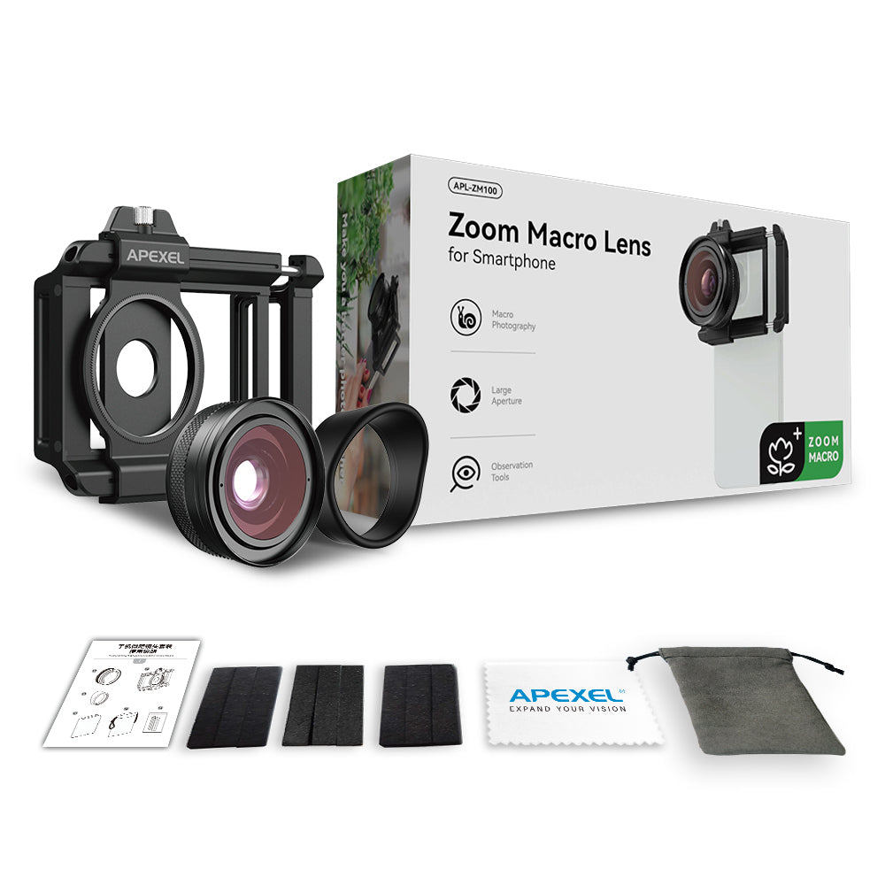 apexel zm100 zoom macro smartphone lens product-4