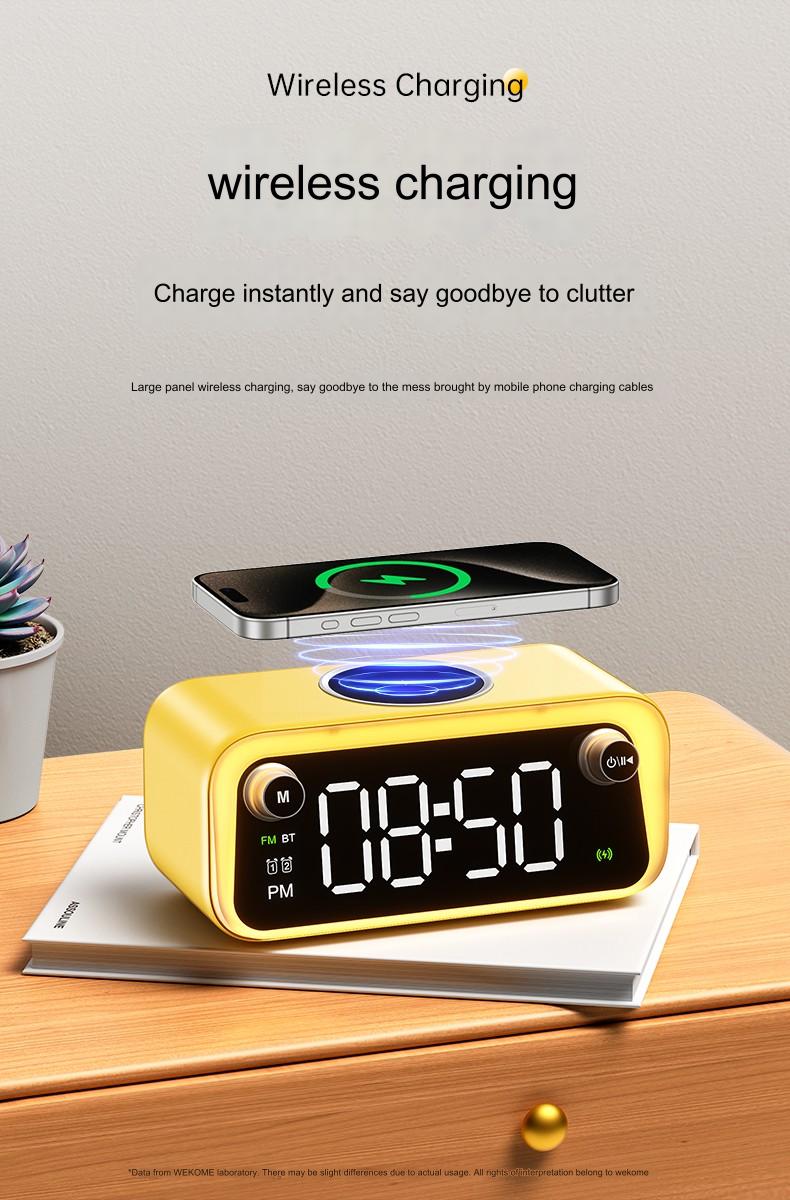 beluga-d6 dream weaver multi-function wireless speaker charging nightlight clock publicity pictures-3