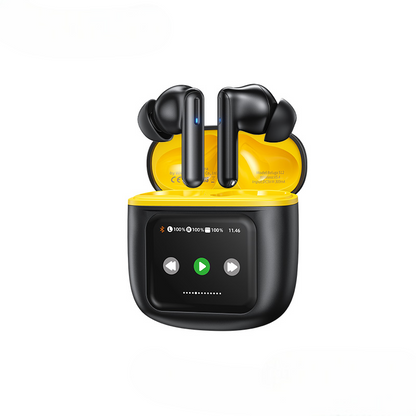 beluga s12 audyhie enc wireless earbuds in black color