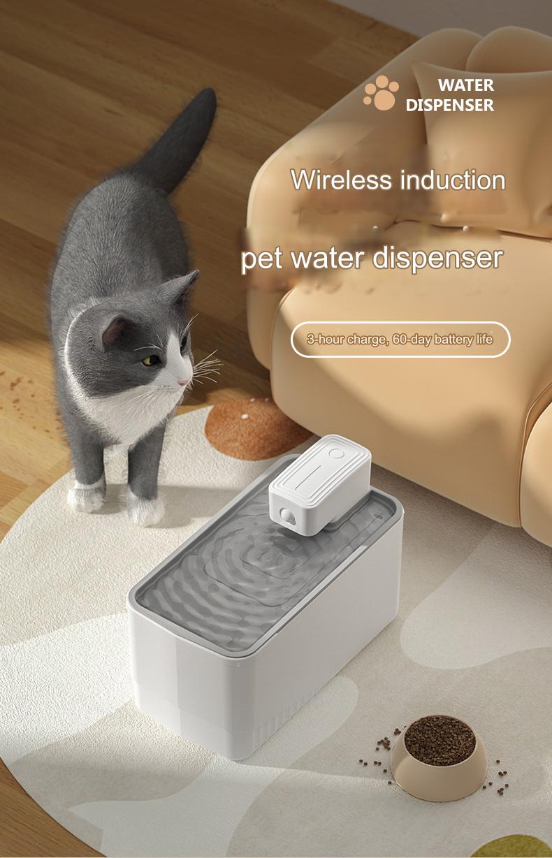 cw wireless pet water dispenser publicity pictures-1