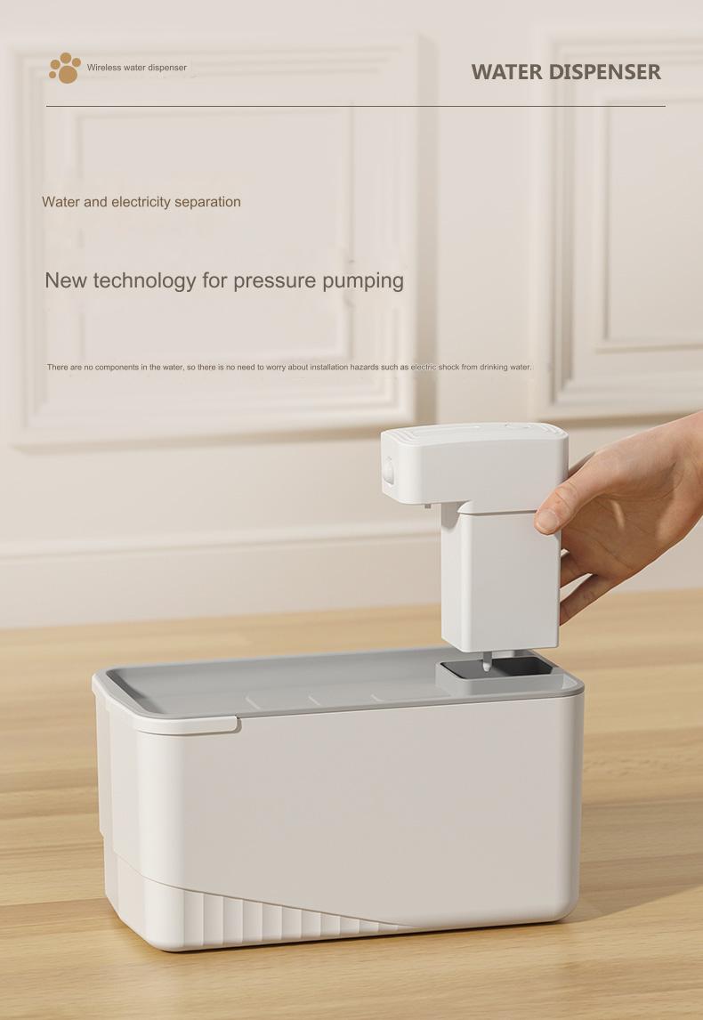 cw wireless pet water dispenser publicity pictures-3