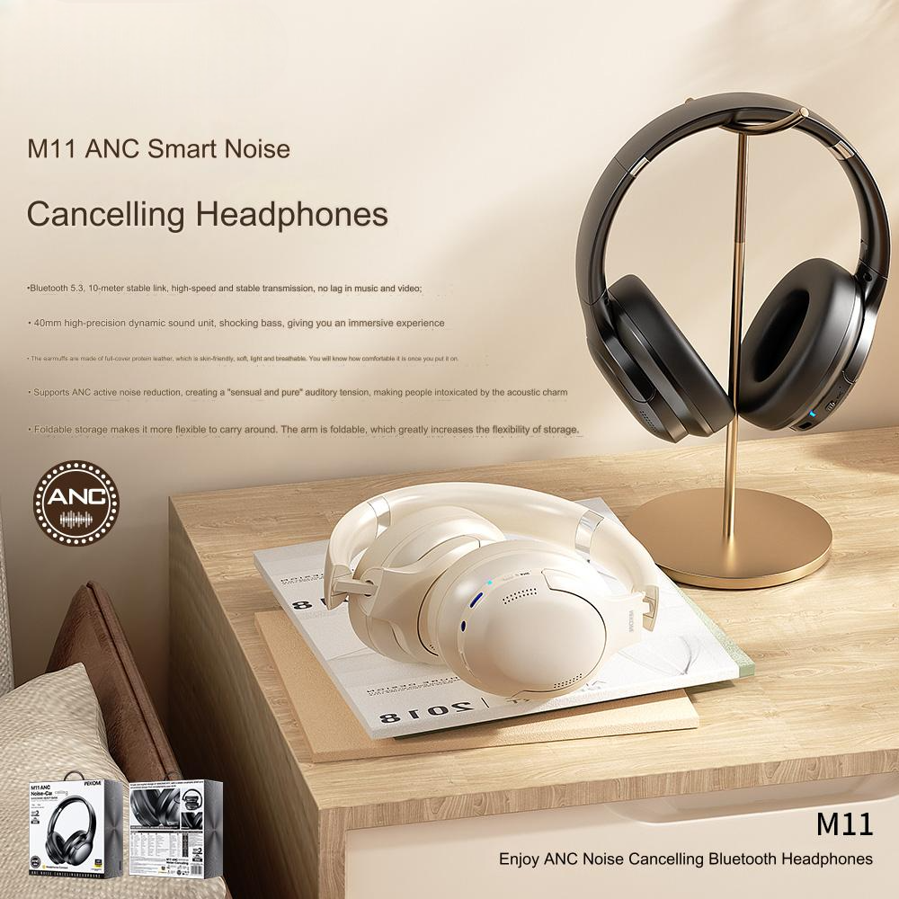 m11 enjoyer series anc noise canceling wireless headphone bluetooth publicity pictures