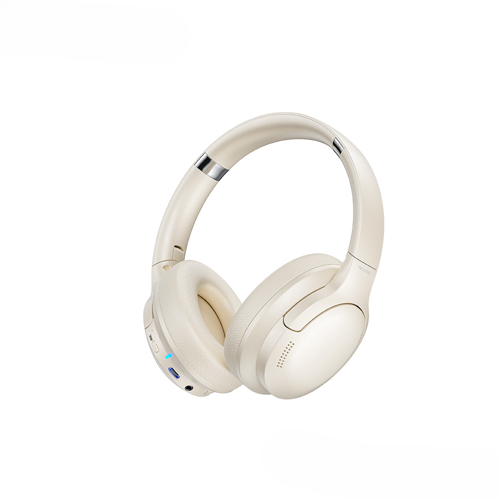 m11 enjoyer series anc noise canceling wireless headphone bluetooth in white color