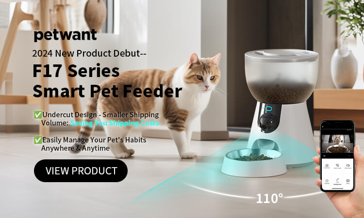 petwant automatic cat feeder 1080p camera smart pet feeder publicity picture-14