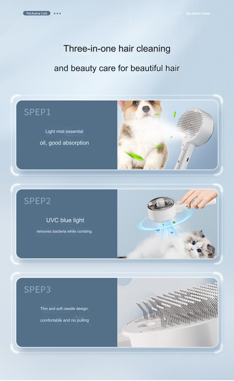 ultimate cat dog grooming tool spray function petarama carb publicity pictures-4