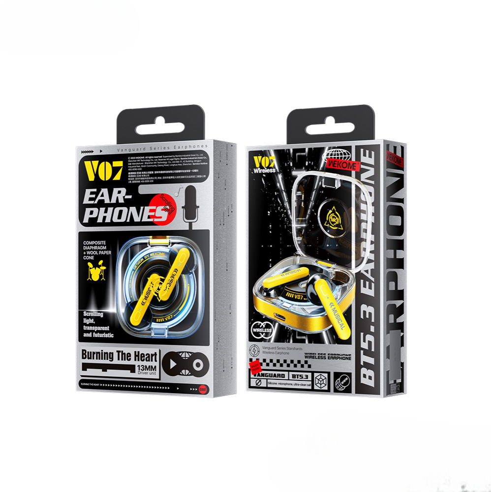 V07 Vanguard Series Starshards ENC Earbuds  packging box