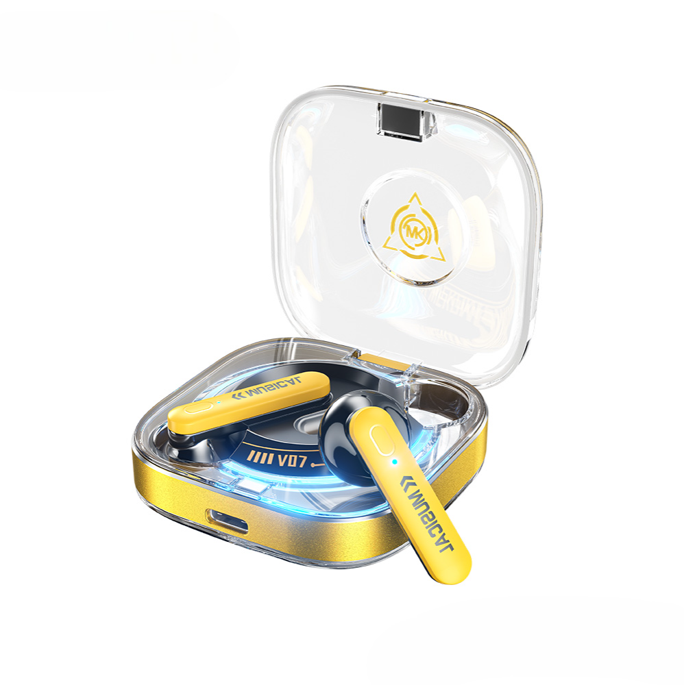 V07 Vanguard Series Starshards ENC Earbuds  in yellow color