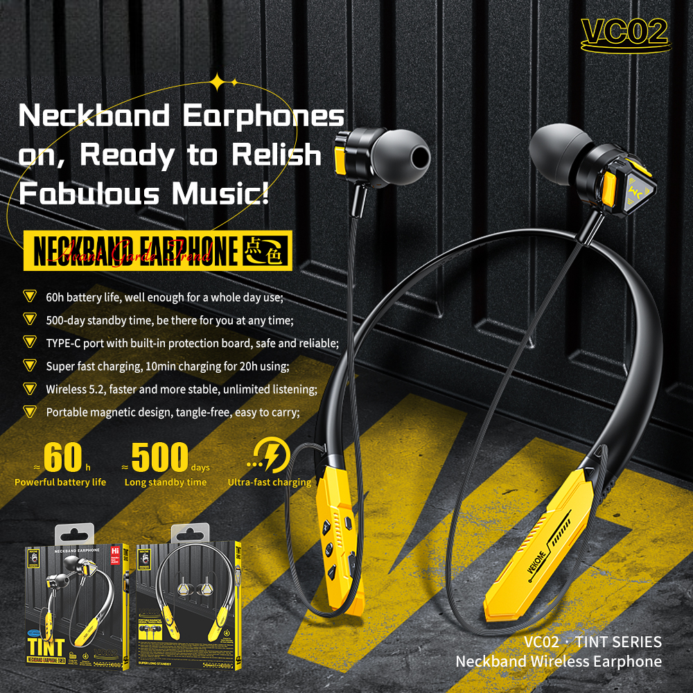 vc02  neckband  wireless headphones 60hr battery publictiy pictures-01