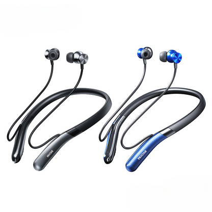 wg 02 premium neckband wireless headphones bluetooth 5 3 touch control in blue and black color 