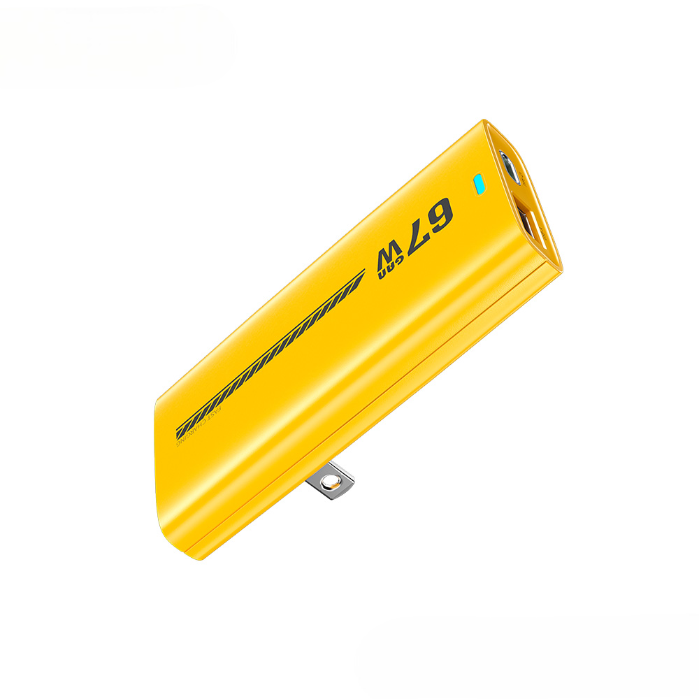 wp-u154 tint series 67w a plus c ultrathin charger fast charging us plug in yellow color