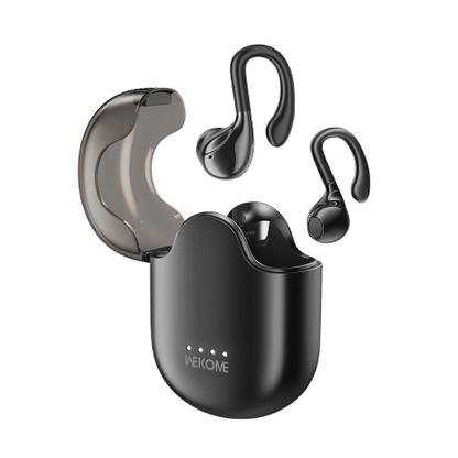 ws-03 hintou series clip on wireless earbuds extended battery life premium sound quality in black color