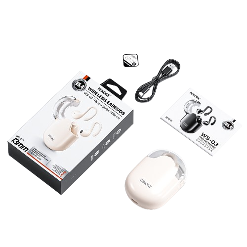 ws-03 hintou series clip on wireless earbuds extended battery life premium sound quality packging box-1