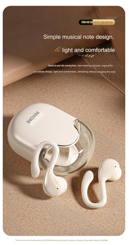 ws-03 hintou series clip on wireless earbuds extended battery life premium sound quality publicity pictures-8