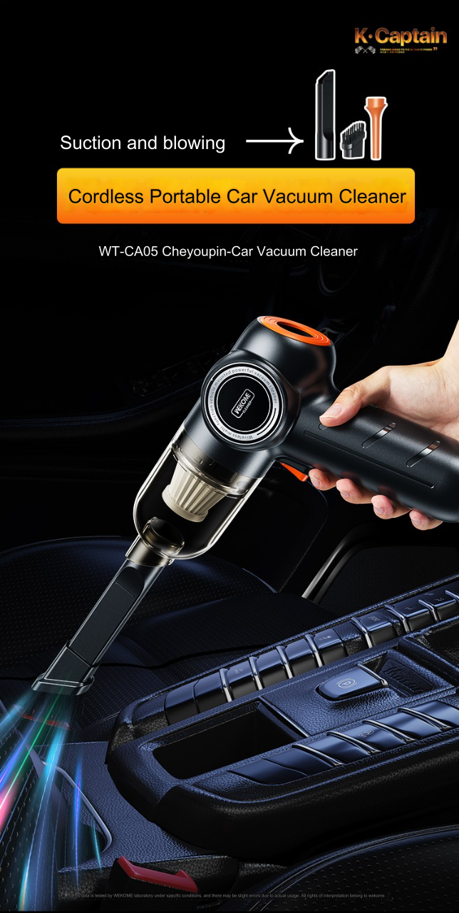 wt-ca05 kcaptain car vacuum 5000pa suction 3000mah battery 2 .5h quick charge publicity pictures-5