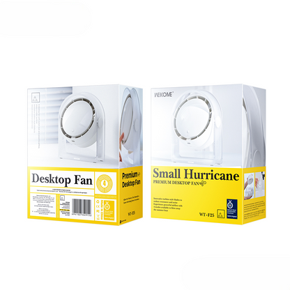 wt-f25 hurricane premium desktop fan portable rechargeable packging box-2